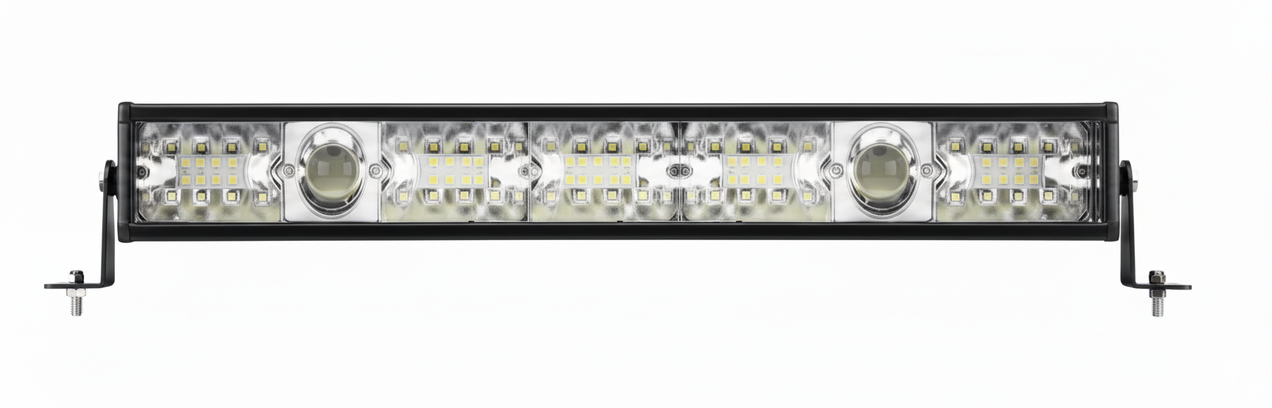 barra led 2 lupas + expansivo dual color 39cm x 15cm