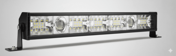 barra led 2 lupas + expansivo dual color 39cm x 15cm
