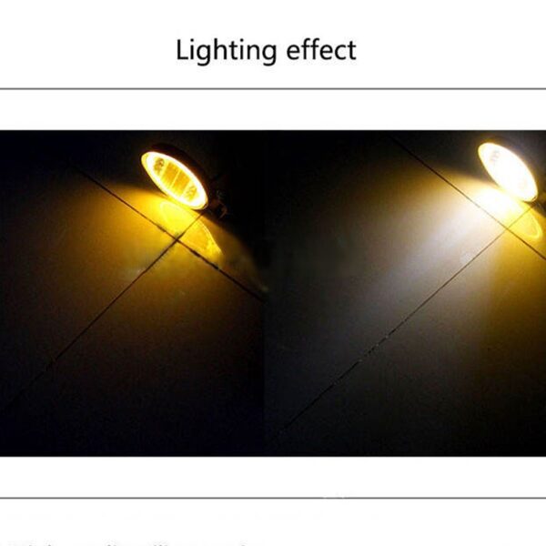 luz de retro redondo con ambar