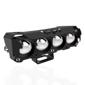 alogeno led de 4 lupas dual color