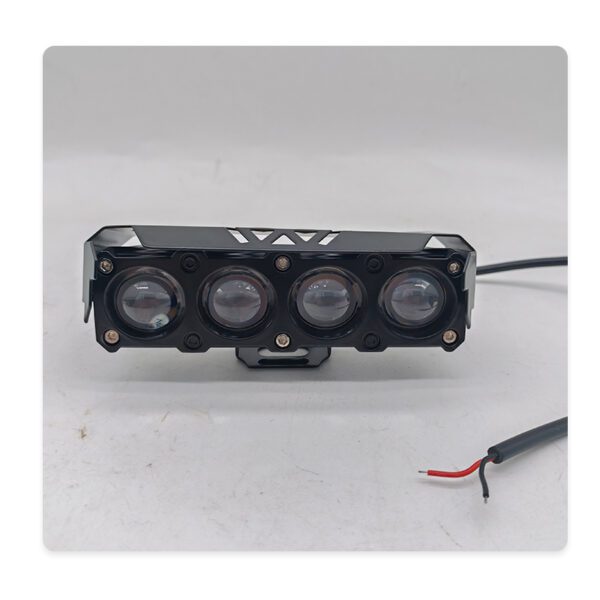 alogeno led de 4 lupas dual color