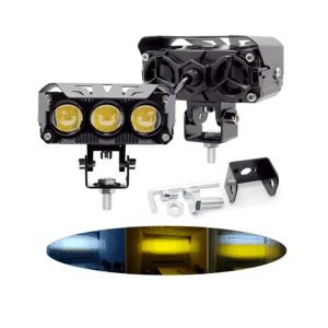 alogeno led de 3 lupas con ventilador 90 mtr