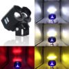 alogeno led con luz ambar 2 lupas dual color