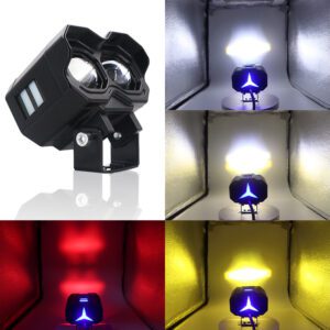 <font dir="auto" style="vertical-align: inherit;"><font dir="auto" style="vertical-align: inherit;">Hogar</font></font> alogeno led con luz ambar 2 lupas dual color