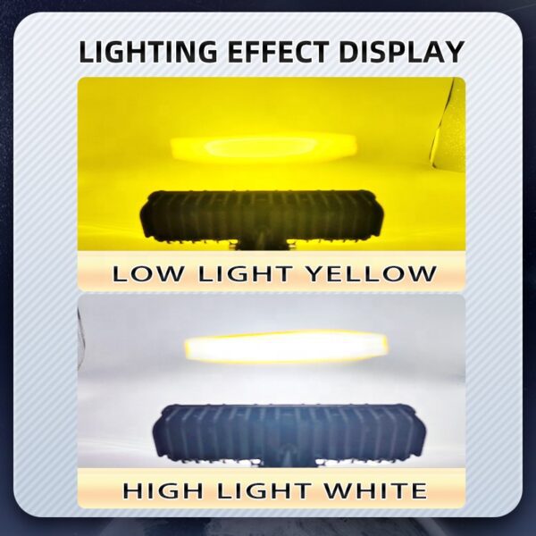 alogeno led 6 lupas dual color