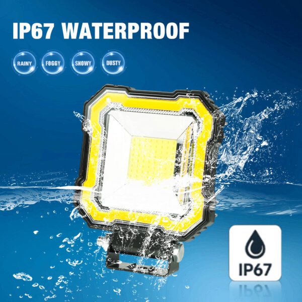 luz led de retro con luz ambar