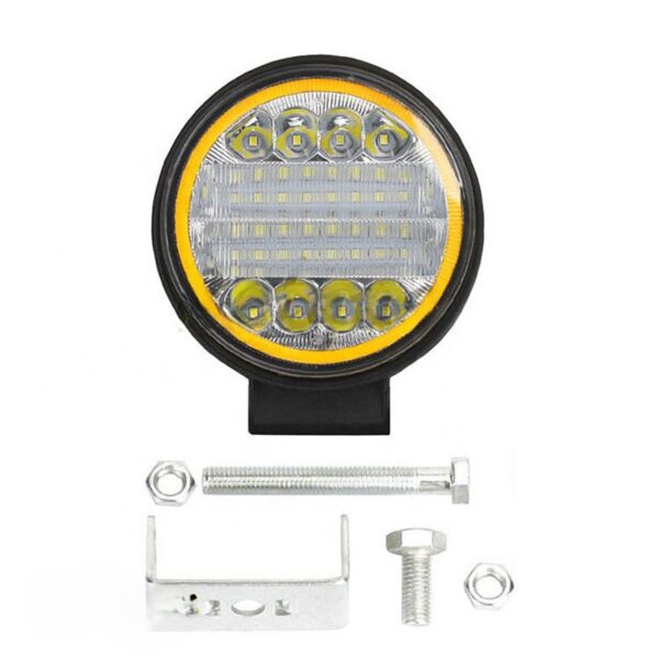 luz de retro redondo con ambar