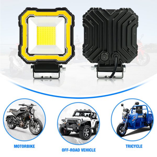 luz led de retro con luz ambar