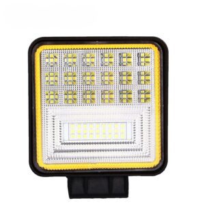 luz de retro cuadrado con ambar