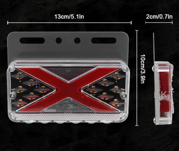 lateral para camion media luz piso guiÑador