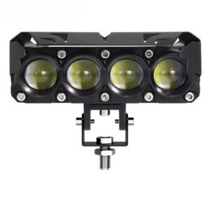 alogeno led de 4 lupas con ventilador dual color