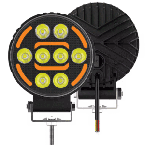 alogeno led con luz ambar