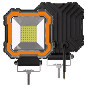 luz led de retro con luz ambar